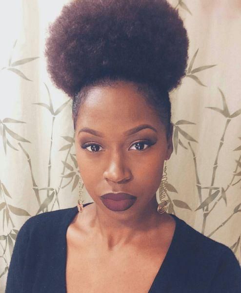 Afro puff
