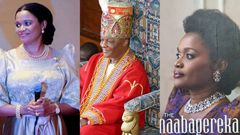 The Nabagereka of Buganda, Sylvia Nagginda, and the Kabaka of Buganda, Ronald Muwenda Mutebi.