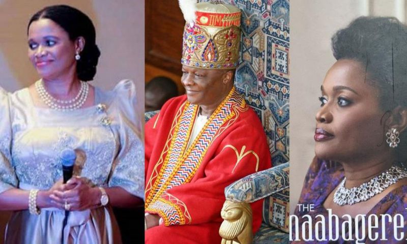 The Nabagereka of Buganda, Sylvia Nagginda, and the Kabaka of Buganda, Ronald Muwenda Mutebi.