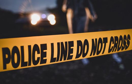 A stock image of a police crime scene.Milan Markovic/Getty Images