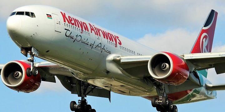 File image of a Kenya Airways plane