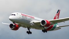 File image of a Kenya Airways plane