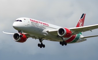 File image of a Kenya Airways plane
