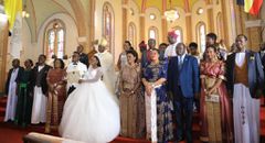 The wedding attracted officials from Buganda Kingdom and the Central Government