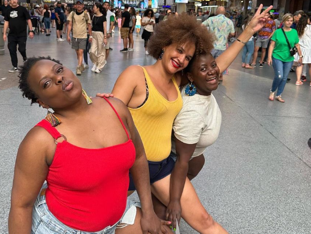 Daniella Atim shows us how to walk into the weekend Las Vegas-style/Instagram