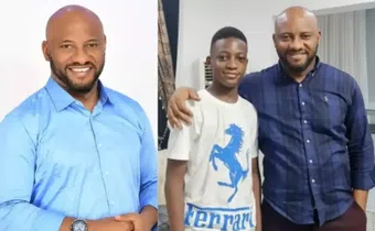 Yul Edochie and First son