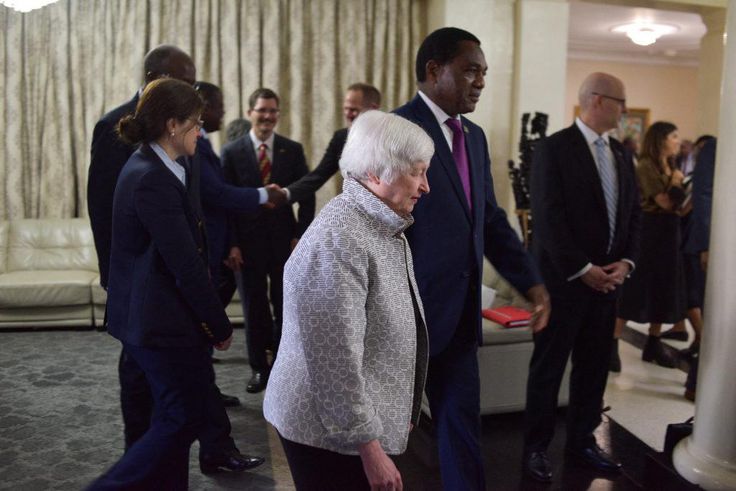 US Treasury Secretary Janet Yellen on her trip to Zambia