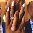 A collage of Frank Gashumba and fingers showing a wedding ring