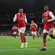 Eddie Nketiah opened the scoring for Arsenal in their win against Bodoe