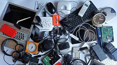 A collection of electronic gadgets