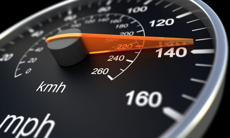 Driving too fast can significantly reduce fuel efficiency