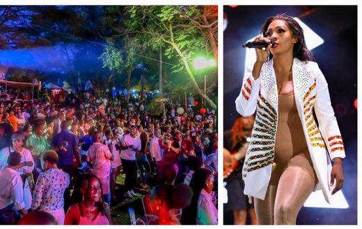 Cindy Sanyu brought the house down at the 20th Roast and Rhyme