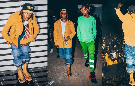 Fik Fameica gives RASFAB 119 boots stylish twist on Northern Uganda Tour/Instagram
