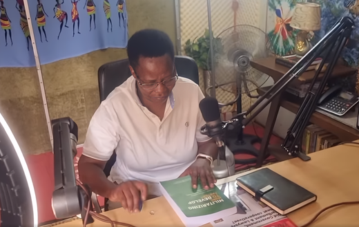 MP Betty Nambooze in her home-based studio