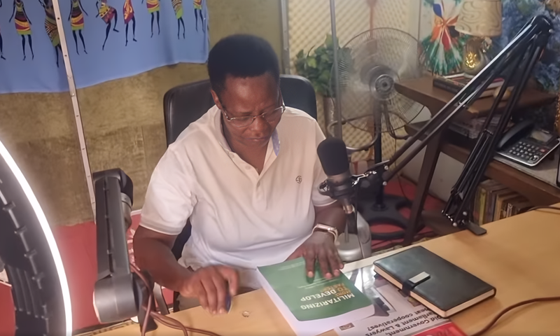 MP Betty Nambooze in her home-based studio