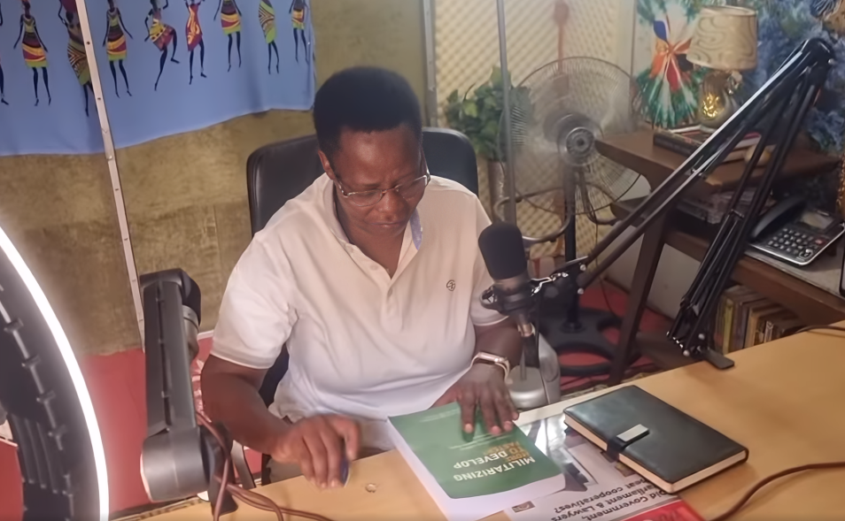 MP Betty Nambooze in her home-based studio