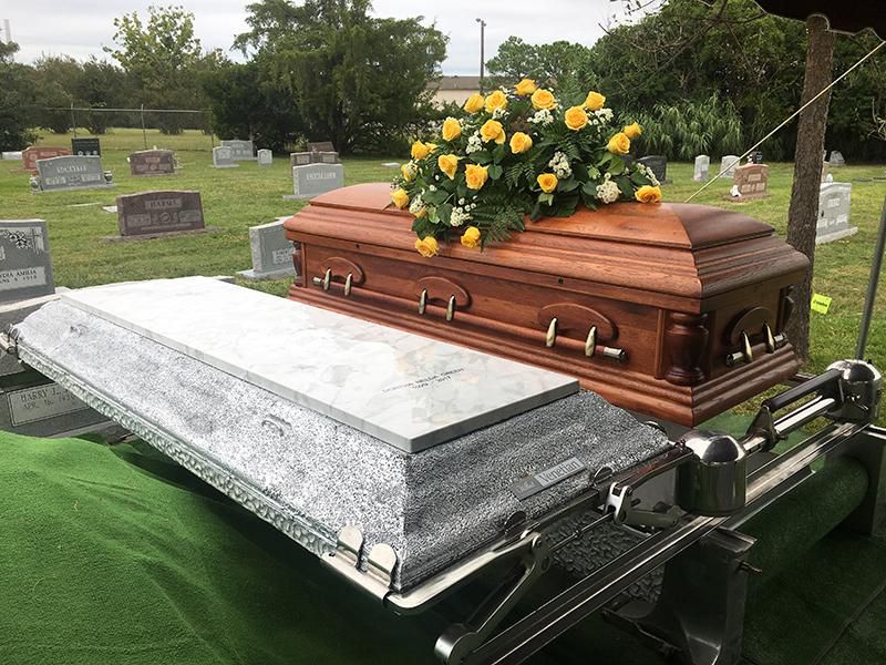 A burial vault