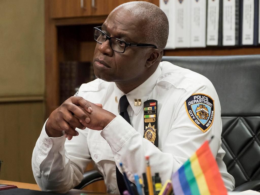 Captain Holt's iconic "hot damn" moment on "Brooklyn Nine-Nine" was improved by Andre Braugher.