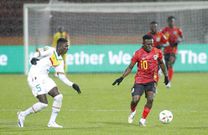 Travis Mutyaba in action against Senegal (photo Credit: FUFA)
