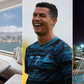 From left: Living room, Cristiano Ronaldo and Saudi's Four Seasons Hotel