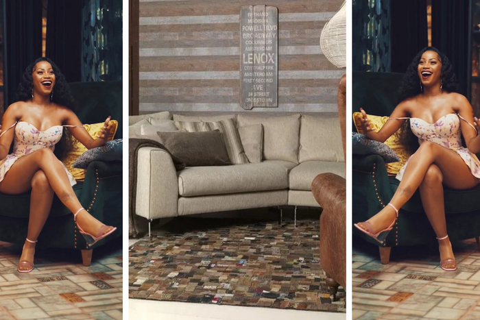 Sheebah's unique mansion floor is only matched by this denim floor trend/Instagram