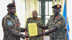 Gen. Otto hands over to Gen. Olum as chairperson of security supervision mechanism