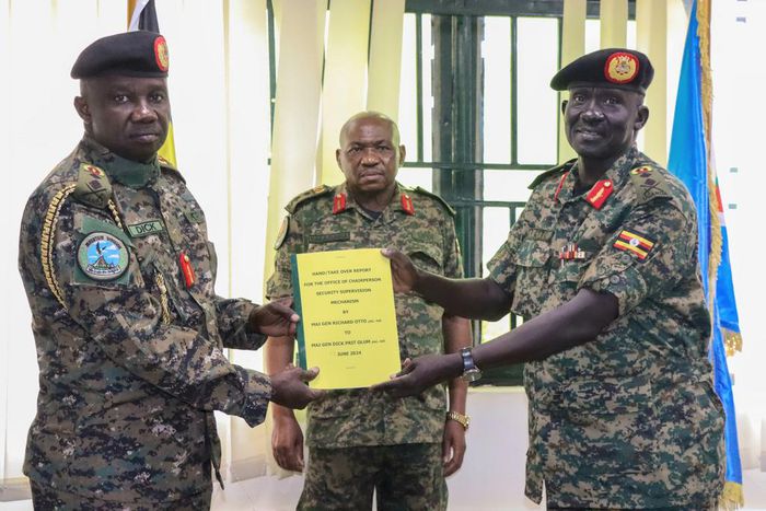 Gen. Otto hands over to Gen. Olum as chairperson of security supervision mechanism