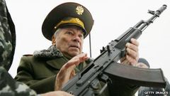Kalashnikov designed the AK-47 after being wounded fighting for the Red Army