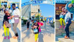 Chosen Becky captivated by Niagara Falls, it's better than Geography teachers said/Instagram