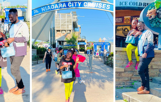 Chosen Becky captivated by Niagara Falls, it's better than Geography teachers said/Instagram