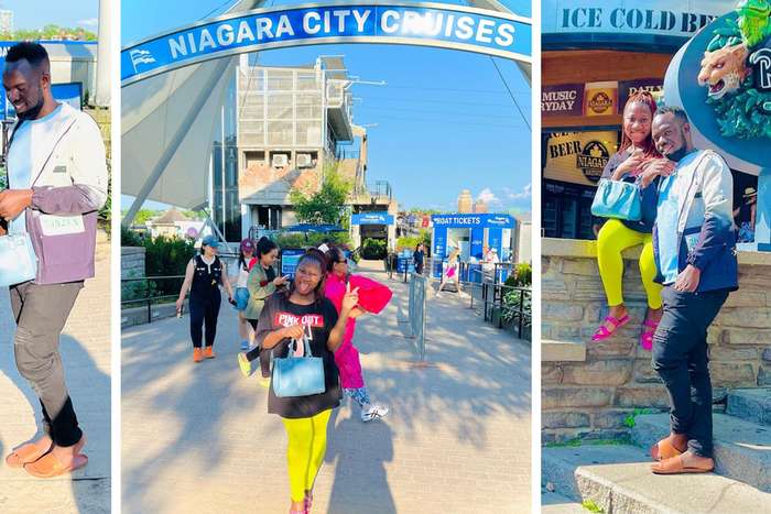 Chosen Becky captivated by Niagara Falls, it's better than Geography teachers said/Instagram