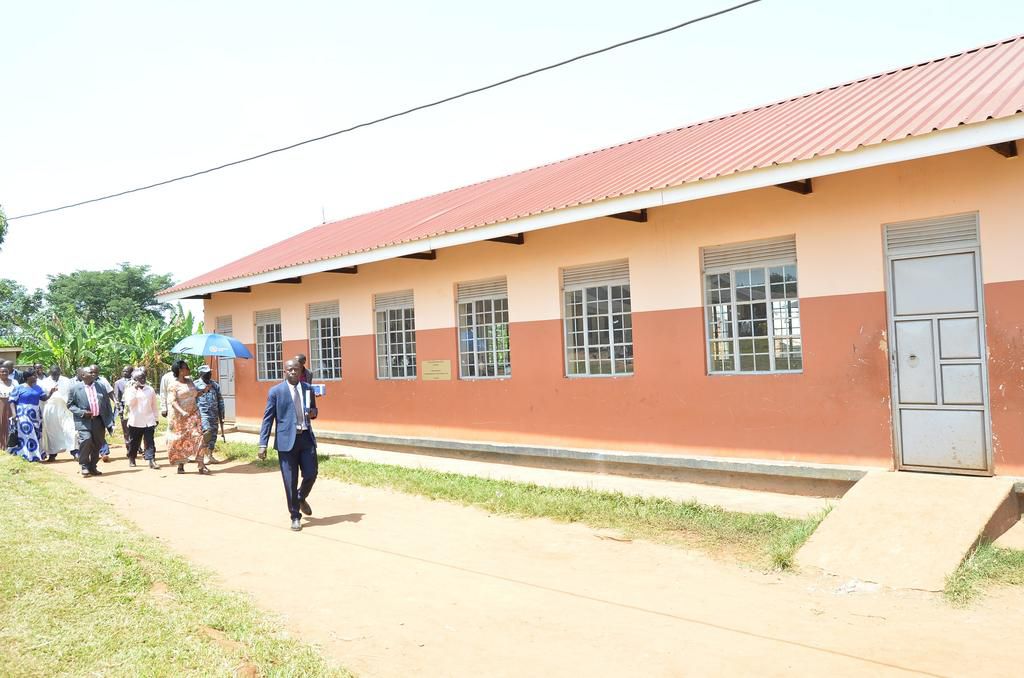One of the new classroom blocks