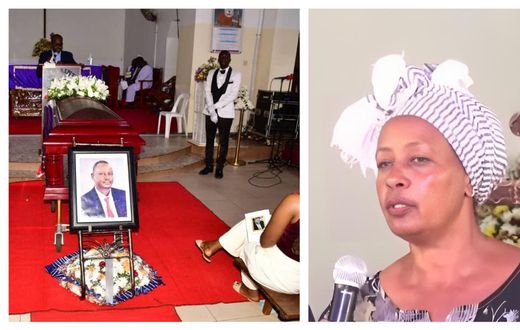 Naome, speaking at the funeral of her elder brother Henry Katanga on Friday