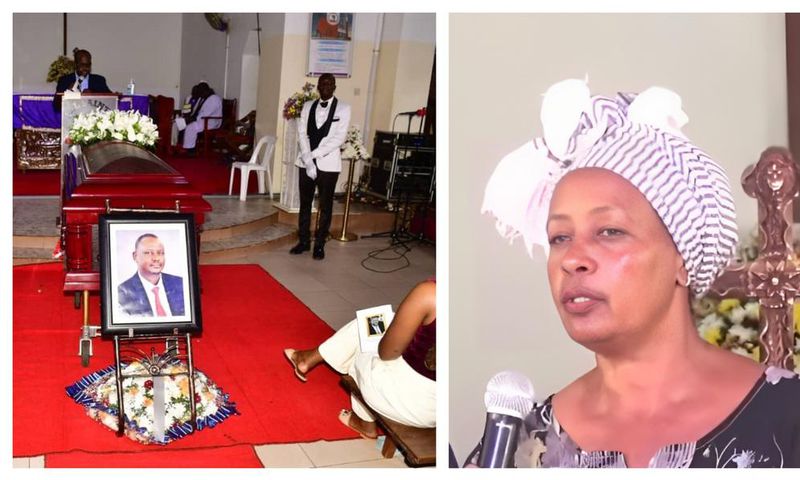 Naome, speaking at the funeral of her elder brother Henry Katanga on Friday
