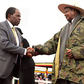 Museveni with Prof Bazeyo