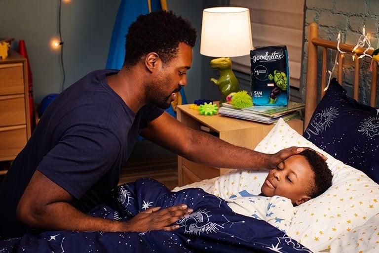 Celebrate small victories and progress, such as a dry night