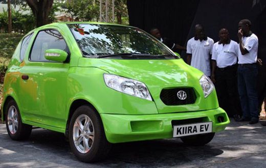 An electric car manufactured by KIRA EV Coporation