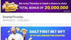 Betsure is full of sports betting bonuses and casino bonuses