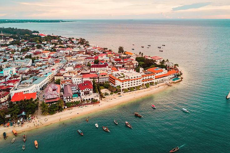 Aerial view of Tanzania