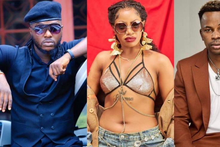 Mr. Henrie, Sheebah Karungi and Crysto Panda