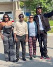 Like mother, like son: Ezekiel Mutesasira twins with mother for family hangout/Instagram