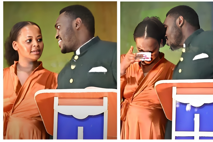 Pastor Jengo and his fiance Fiona addressing the rumours about their break up yesterday