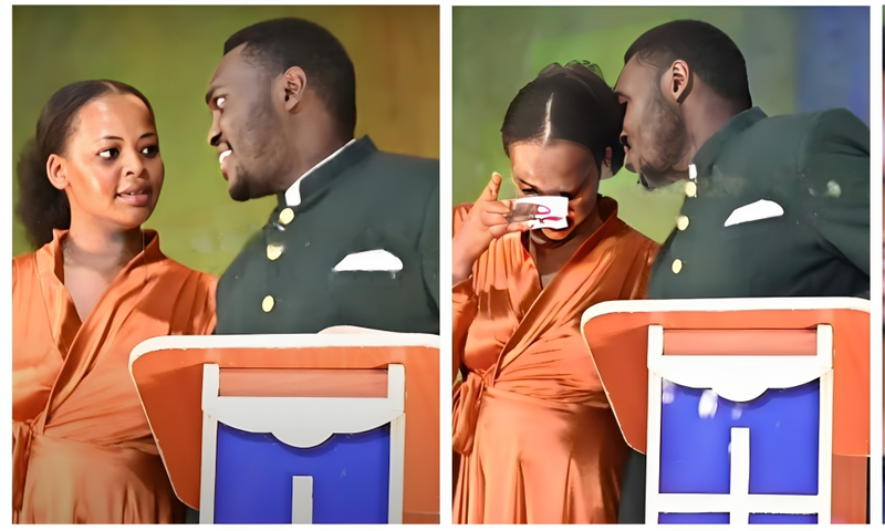 Pastor Jengo and his fiance Fiona addressing the rumours about their break up yesterday