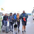 Boyz II Men jetted in on Sunday afternoon at Entebbe International Airport