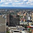 An aerial view of the Kenyan capital Nairobi