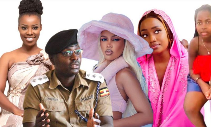 Lucky Mbabazi, Luke Owoyesigyire, Sheilah Gashumba, Lydia Jazmine and Pretty Nicole