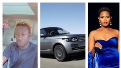 Gravity Omutujju and Gasha Mutoni are proud owners of new vehicles