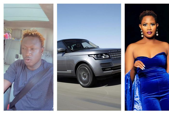 Gravity Omutujju and Gasha Mutoni are proud owners of new vehicles