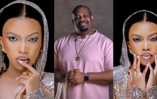 Sheilah Gashumba and Don Jazzy