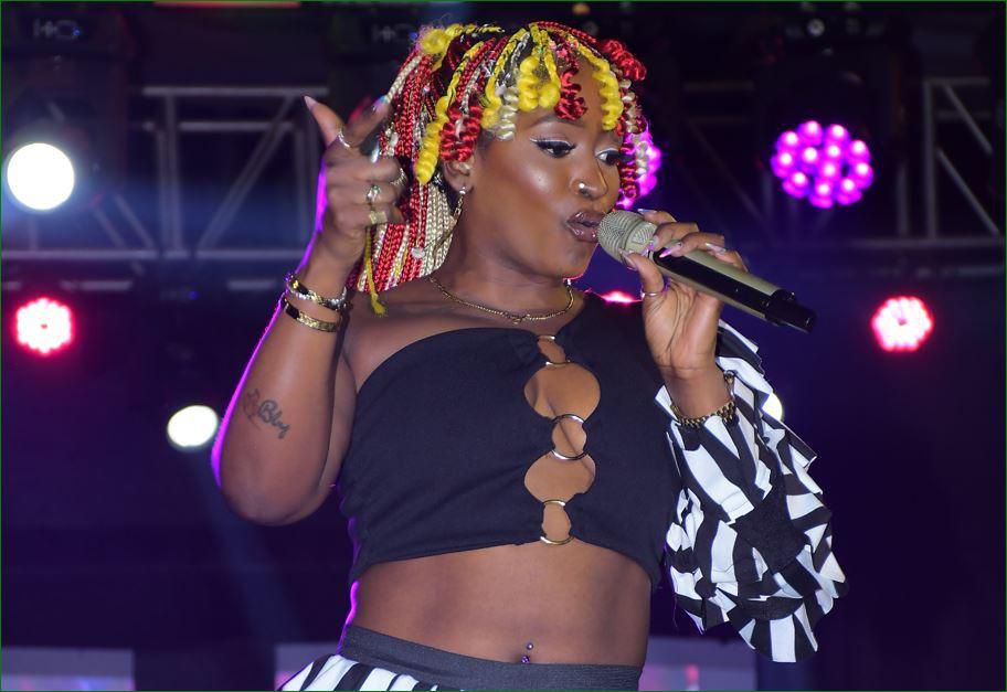 Winnie Nwagi on stage
